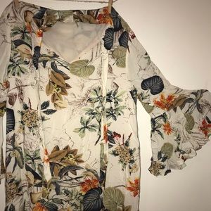 Floral Print Shift Dress